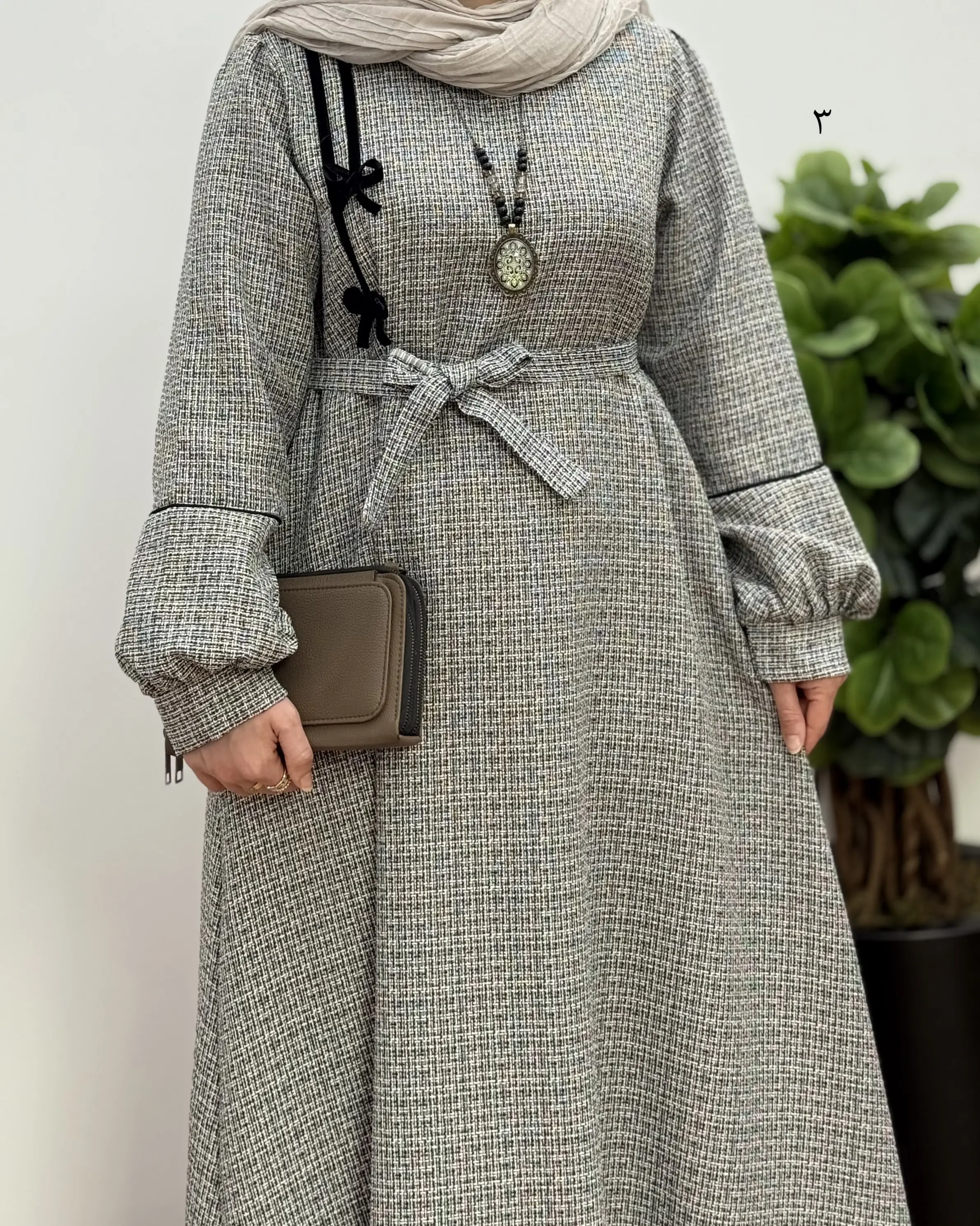 پیراهن مانتویی بلند و شیک مدل گیتی